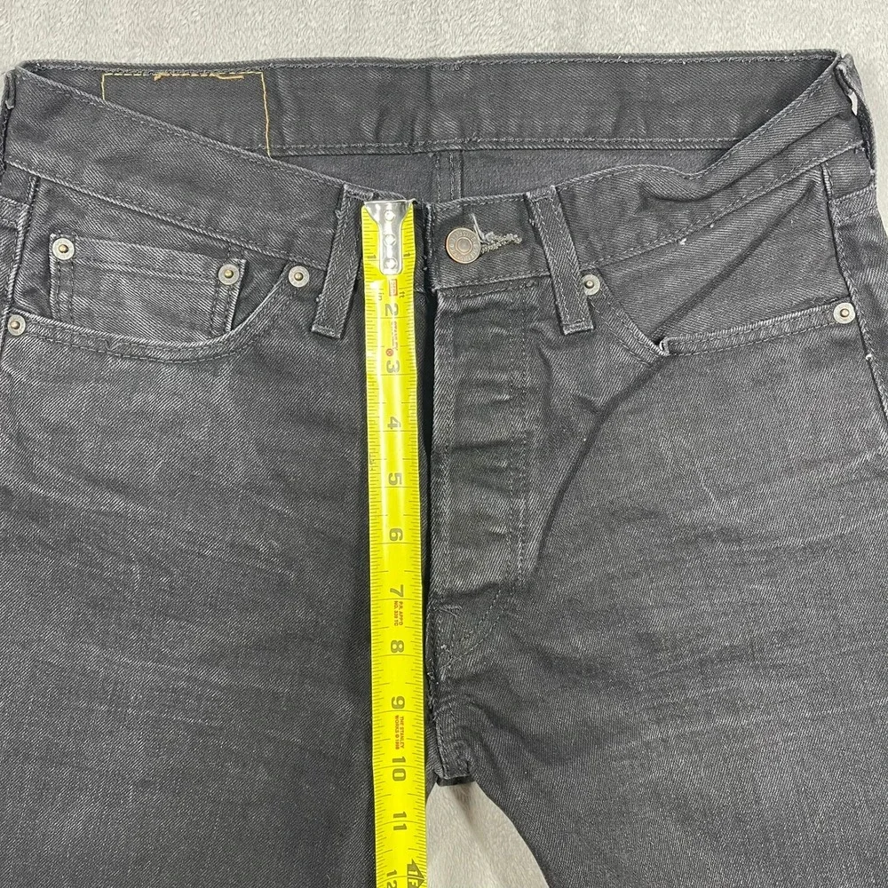 Levi's 501 Original Fit Jeans Mens 32x30*29x29.5) Black Straight Leg Button Fly